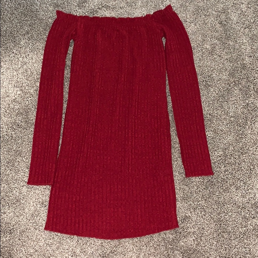 Off the shoulder dress